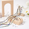 Fashewelry 5 Strands 5 Colors Electroplate Glass Beads Strands EGLA-FW0001-02-5