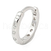 925 Sterling Silver Cubic Zirconia Hoop Earrings ZD9822-6-1