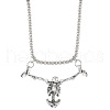 Gothic Skeleton Alloy Pendant Necklaces FS-WG5A1B6-01-5