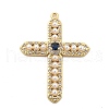 Brass Micro Pave Cubic Zirconia Pendants KK-L228-29G-1