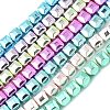 Electroplated Synthetic Non-magnetic Hematite Beads Strands G-A263-H01-01-1
