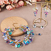 100Pcs 10 Colors Transparent Glass Beads GGLA-TA0002-03-9