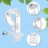 Gorgecraft 2 Sets Curtain Clear P Clips Hook IFIN-GF0001-24-3