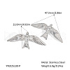 Stainless Steel Bird Stud Earrings for Women LZ3241-4-1