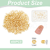 Unicraftale 400Pcs 304 Stainless Steel Spacer Beads STAS-UN0041-38-3