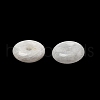 Natural White Moonstone Donut/Disc Charms G-L620-D08-2