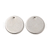 Non-Tarnish 304 Stainless Steel Charms STAS-L207-24C-P-1