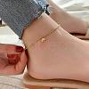 Stainless Steel Charm Anklets for Women WG18C2B-39-1