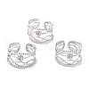 Tarnish Resistant 304 Stainless Steel Finger Rings RJEW-L102-33P-1