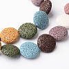Natural Lava Rock Bead Strands G-L435-06-1