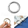 Zinc Alloy Spring Gate Rings PALLOY-YW0003-23A-2