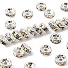 Brass Rhinestone Spacer Beads RB-A014-Z5mm-28S-NF-1
