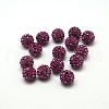 Polymer Clay Rhinestone Beads RB-H258-HD10mm-502-2