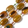 Natural Agate Beads Strands G-K334-02D-1