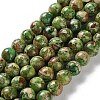 Dyed Natural Regalite/Imperial Jasper/Sea Sediment Jasper Beads Strands G-B124-C01-09-1