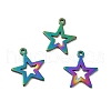 Ion Plating(IP) 201 Stainless Steel Pendants STAS-A066-14M-2