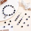  3 Strands Natural Fire Crackle Agate Beads Strands G-NB0003-46-2