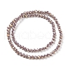 Round Full Rainbow Plated Faceted(32 Facets) Electroplate Glass Beads Strands X-EGLA-J130-FR12-3