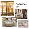 48 Holes Acrylic Earring Display EDIS-WH0003-01A-7
