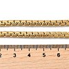 4MM 304 Stainless Steel Box Chain Necklaces for Men STAS-V011-01A-G-5
