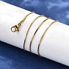 304 Stainless Steel Snake Chain Necklaces X-NJEW-F112-31-2