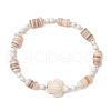 Synthetic Turquoise Beaded Stretch Bracelets BJEW-JB11911-02-2