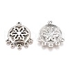 Tibetan Style Alloy Chandelier Components Links PALLOY-M186-06AS-RS-2