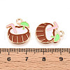 Beach Theme Alloy Enamel Pendants ENAM-T022-33D-3