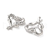Rack Plating Alloy Rhinestoned Pendants FIND-M038-12P-2