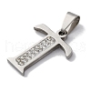 201 Stainless Steel Pendants STAS-Q342-53P-T-2