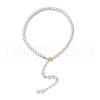 Glass Pearl Bead Necklaces NJEW-JN04894-4