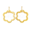 Rack Plating Brass Earrings EJEW-S219-01G-1