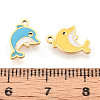 304 Stainless Steel Enamel Charms STAS-T065-50G-3
