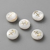 5Pcs Natural Freshwater Shell Beads BSHE-TAC0004-01K-1