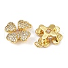 Brass Micro Pave Cubic Zirconia Pendants KK-A257-17G-01-2