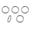 Zinc Alloy Spring Gate Rings PALLOY-YW0003-23A-1