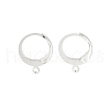 Ion Plating(IP) 304 Stainless Steel Leverback Earring Findings STAS-F075-38S-1