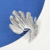 304 Stainless Steel Irregular Cuff Rings RJEW-D306-09P-1