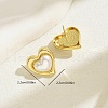 Fashionable French Style Stainless Steel Stud Earrings YF2123-1-4