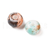 Opaque Spray Painted Glass Beads X1-GLAA-G118-01E-2