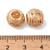 Rack Plating Alloy European Beads PALLOY-S189-07G-2
