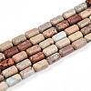Natural Shoushan Stone Beads Strands G-N346-01A-07-2