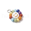 Acrylic & Glass & Copper Pendants PALLOY-JF03892-01-4