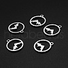 201 Stainless Steel Charms STAS-N090-LA003-3