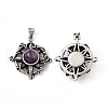 Natural Amethyst Pendants KK-A173-07AS-02-2