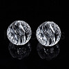 Transparent Acrylic Beads X-TACR-N009-34-2