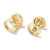 Brass Stud Earring Findings KK-U013-09G-1