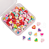 100Pcs Handmade Polymer Clay Beads CLAY-CJ0001-25-1