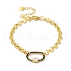 304 Stainless Steel Enamel Rolo Chain Bracelets BJEW-I315-12G-02-1