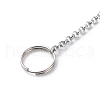 Chakra Natural & Synthetic Mixed Gemstone Teardrop Dowsing Pendulums PALLOY-JF01883-02-4